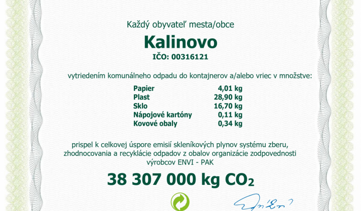 1. fotografia fotogalérie Kalendár odvozu odpadu