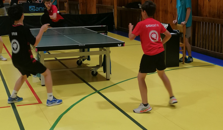 3. fotografia fotogalérie Stolný tenis / Majstrovstvá Slovenska družstiev v kategórii U15 - foto