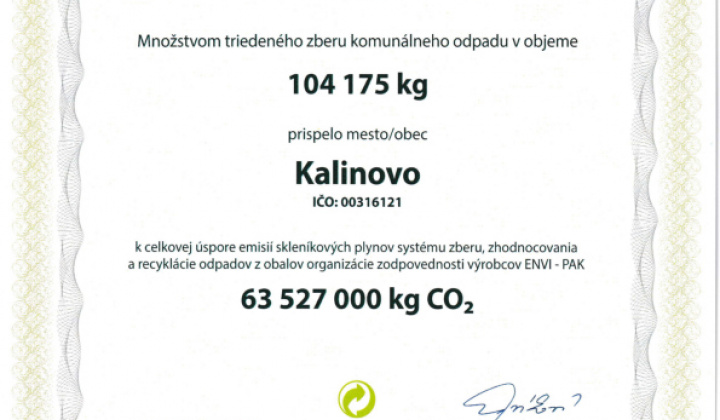 1. fotografia fotogalérie Kalendár odvozu odpadu