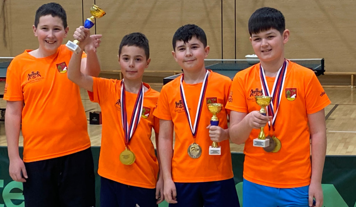 1. fotografia fotogalérie Stolný tenis ŠŠ / Stolnotenisový klub Kalinovo už po niekoľkýkrát suverénne najúspešnejším klubom v kraji - foto