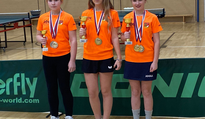 3. fotografia fotogalérie Stolný tenis ŠŠ / Stolnotenisový klub Kalinovo už po niekoľkýkrát suverénne najúspešnejším klubom v kraji - foto