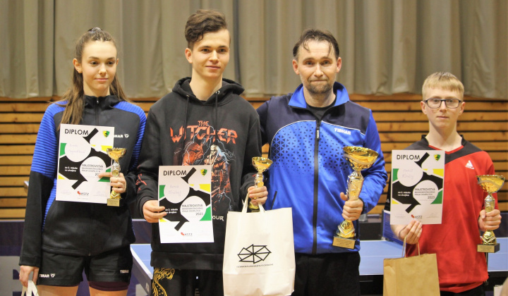 3. fotografia fotogalérie Stolný tenis ŠŠ / Majstrovstvá Banskobystrického kraja v stolnom tenise 11.2.2023 - foto