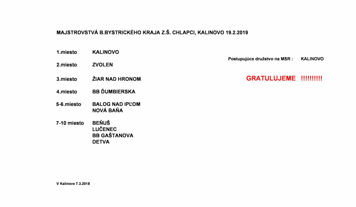 5. fotografia fotogalérie Stolný tenis ŠŠ / Majstrovstvá BB kraja žiakov a žiačok Základných škôl - 2019 - foto