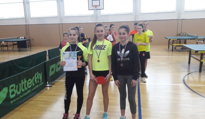 4. fotografia fotogalérie Stolný tenis ŠŠ / Majstrovstvá kraja v stolnom tenise žiakov a žiačok základných škôl 2018 - foto