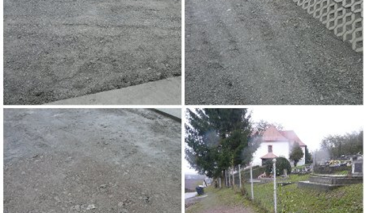 1. fotografia fotogalérie Centrum / Spevnená plocha na účely parkovania pred cintorínom na Hrabove - foto