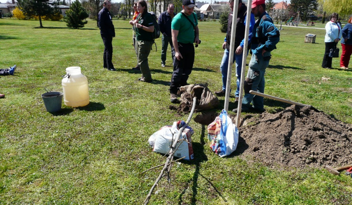 4. fotografia fotogalérie 100. výročie vzniku ochrany prírody - výsadba stromu