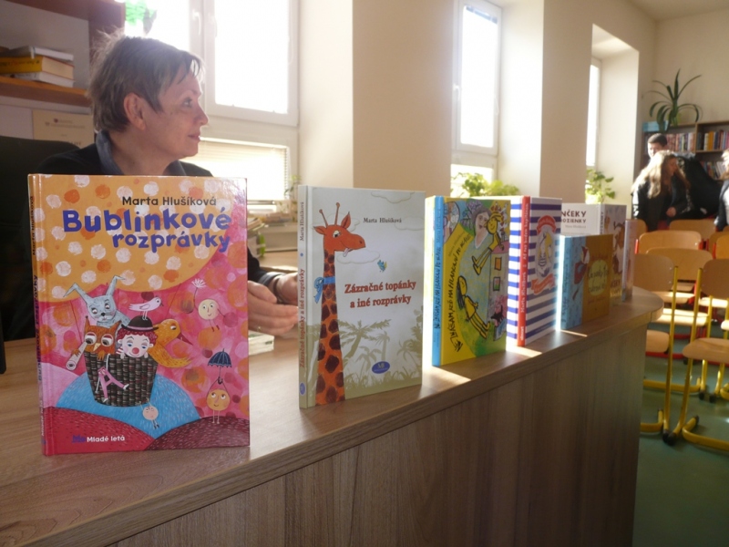 Beseda s pani spisovateľkou Martou Hlušíkovou