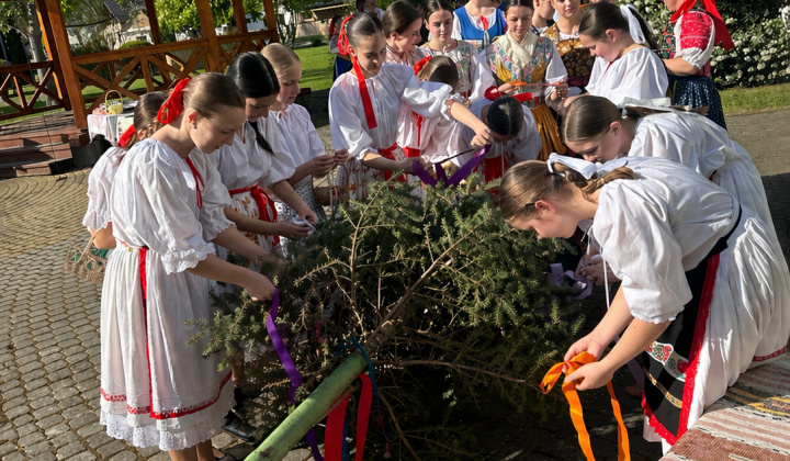 Fotka - Stavanie mája