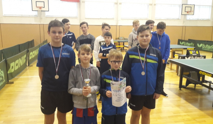 Fotka - Majstrovstvá kraja v stolnom tenise žiakov a žiačok základných škôl 2018