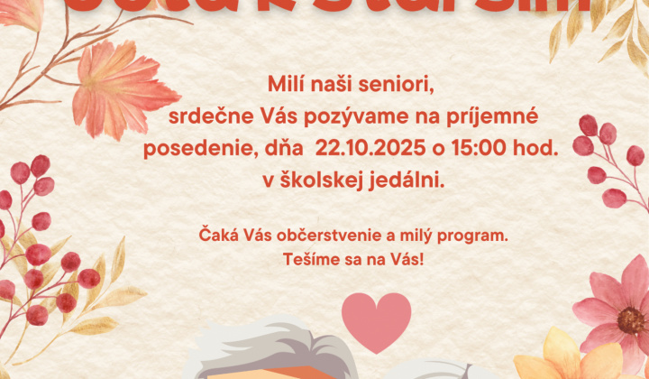 Fotka - Október mesiac úcty k starším